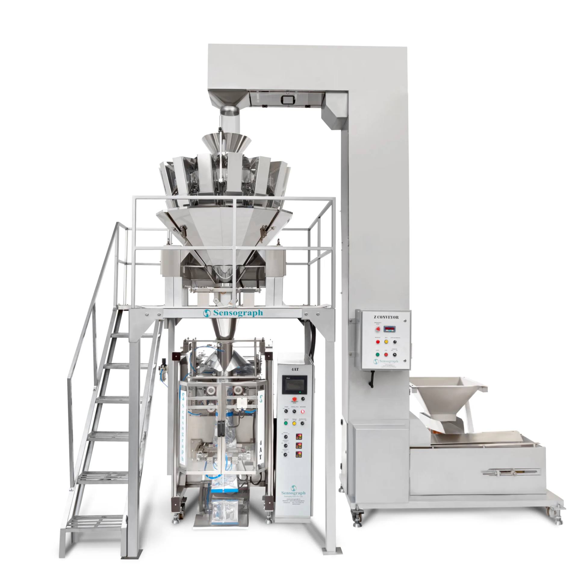 14-Head Multihead Weighing Machine — 1.6L High Speed Precision — Packaging Machines by New Vision Machines