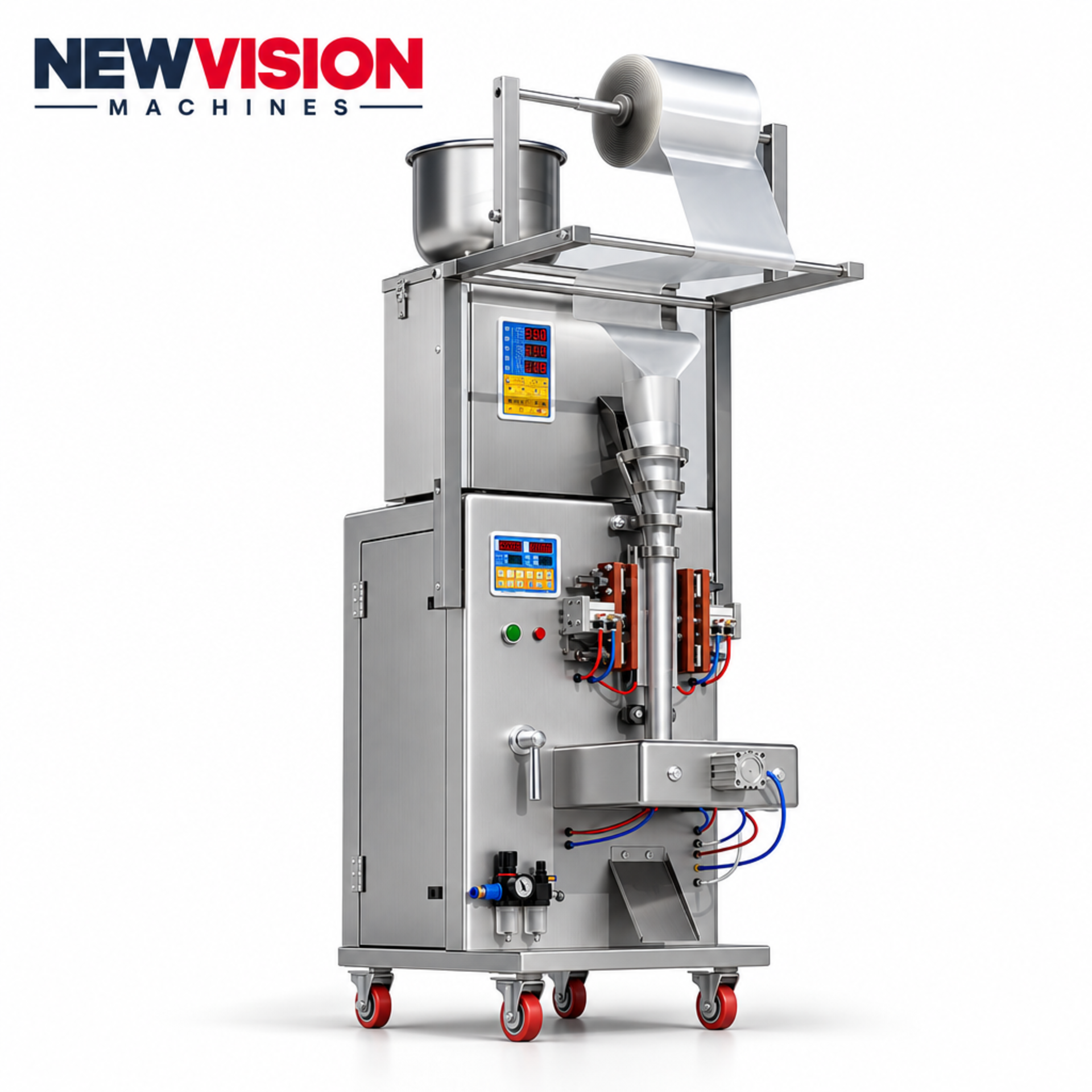 New Vision Machines 1000 Gram FFS Machine for Granule — Packaging Machines by New Vision Machines