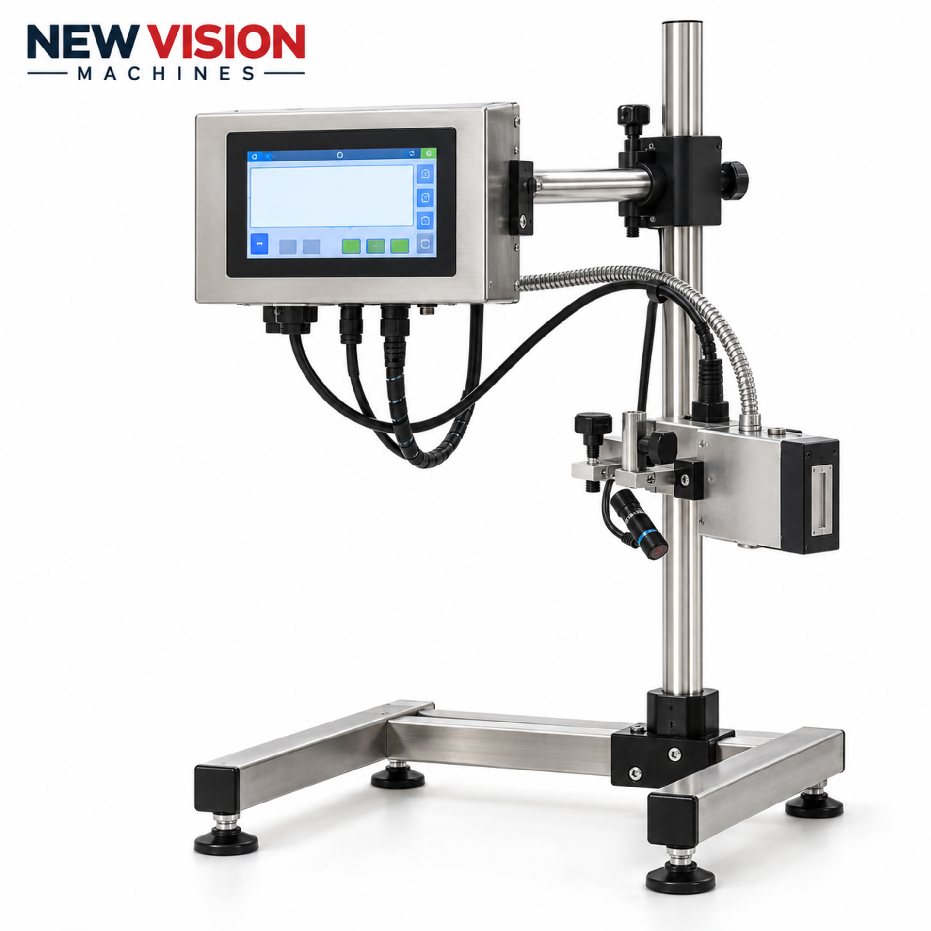 New Vision Machines 12.7mm-5inch Online Thermal Inkjet Printer — Inkjet Printers by New Vision Machines