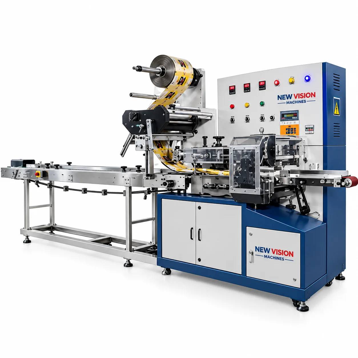 Automatic Horizontal Flow Wrap Machine for Pillow Packs