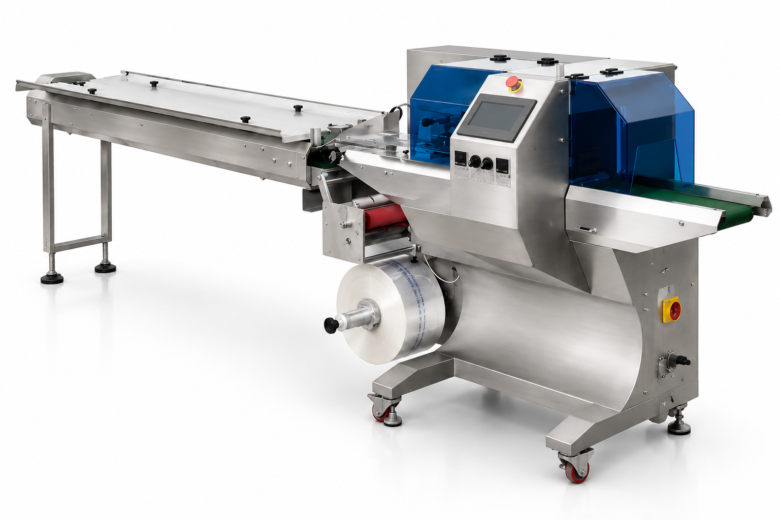 New Vision Machines Horizontal Flow Wrap Machine — Automatic Pillow Pack Wrapping Machine