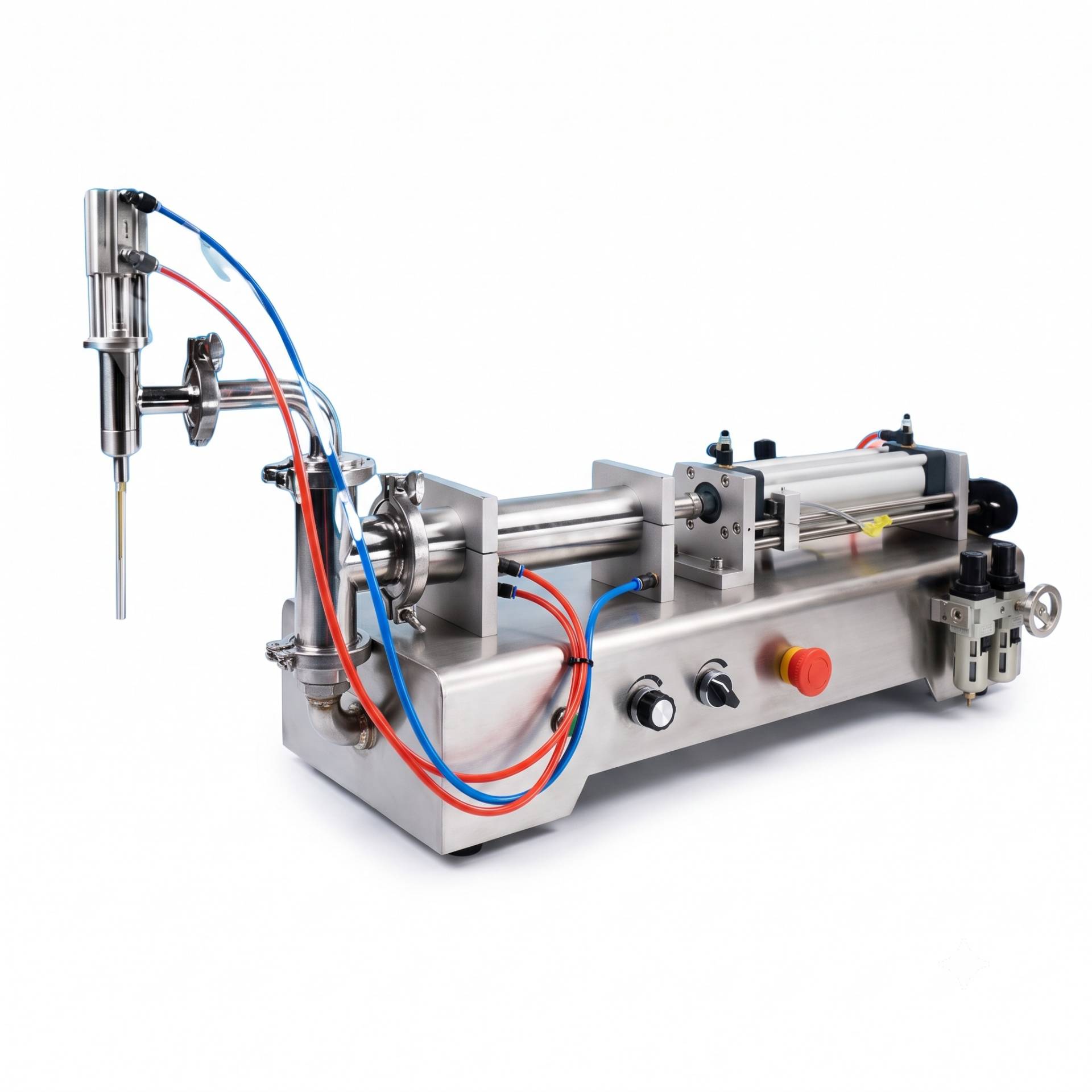 Pneumatic Liquid Filling Machine 50-500ml, Single Head