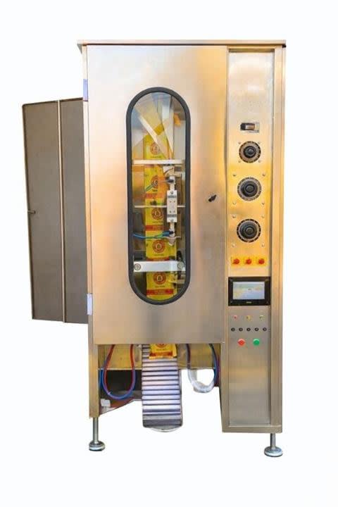Automatic Edible Oil Pouch Packing Machine — Filling Machines by New Vision Machines