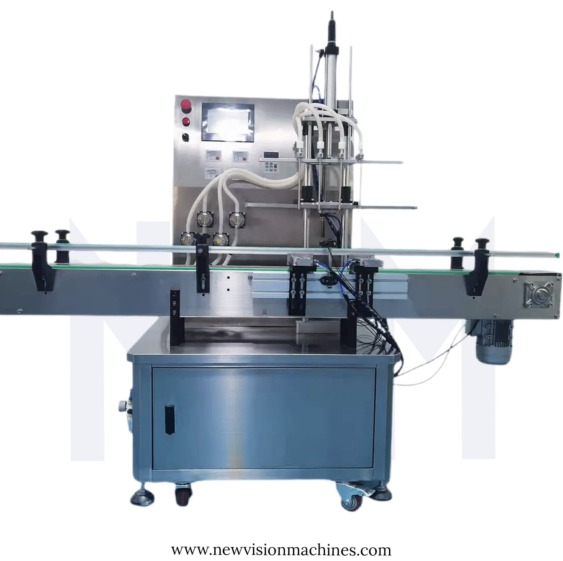 4 Head Automatic Edible Oil Filling Machine — Filling Machines by New Vision Machines