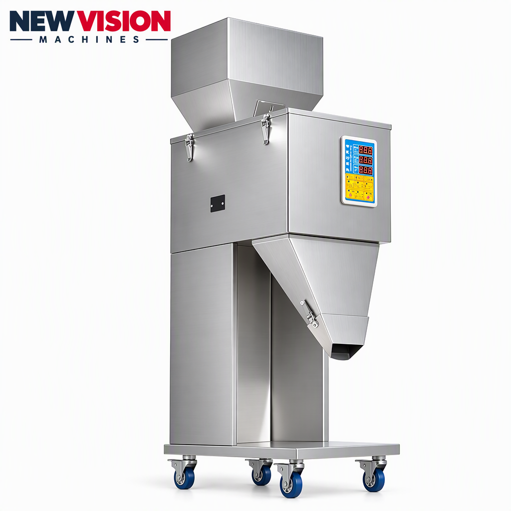 New Vision Machines 1000 Gram Filling Machine for Granule — supplied to businesses in Delhi