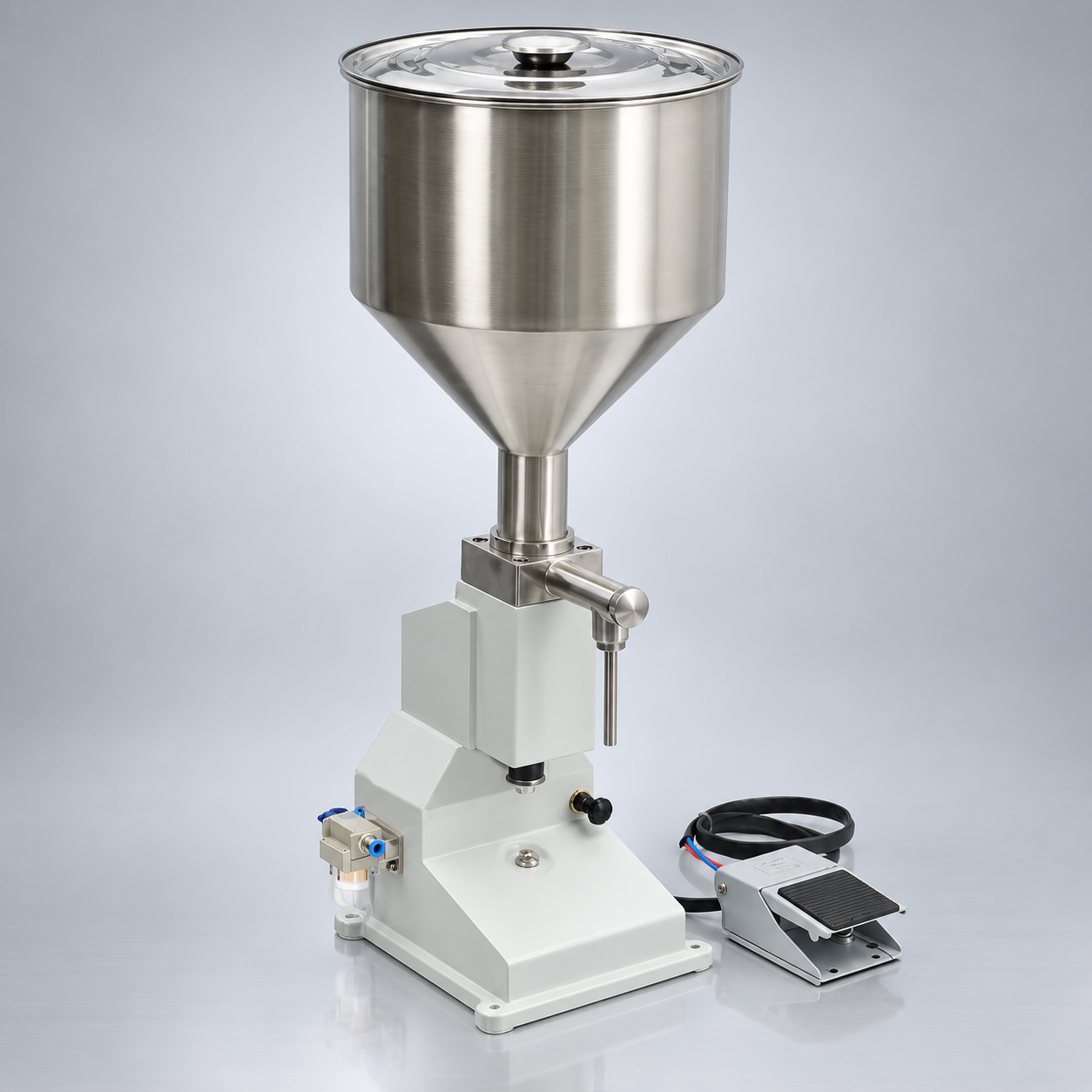 New Vision Machines Liquid Paste Filling Machine — Multi-Range Liquid and Paste Filler for Bottles, Jars and Pouches — supplied to businesses in Noida