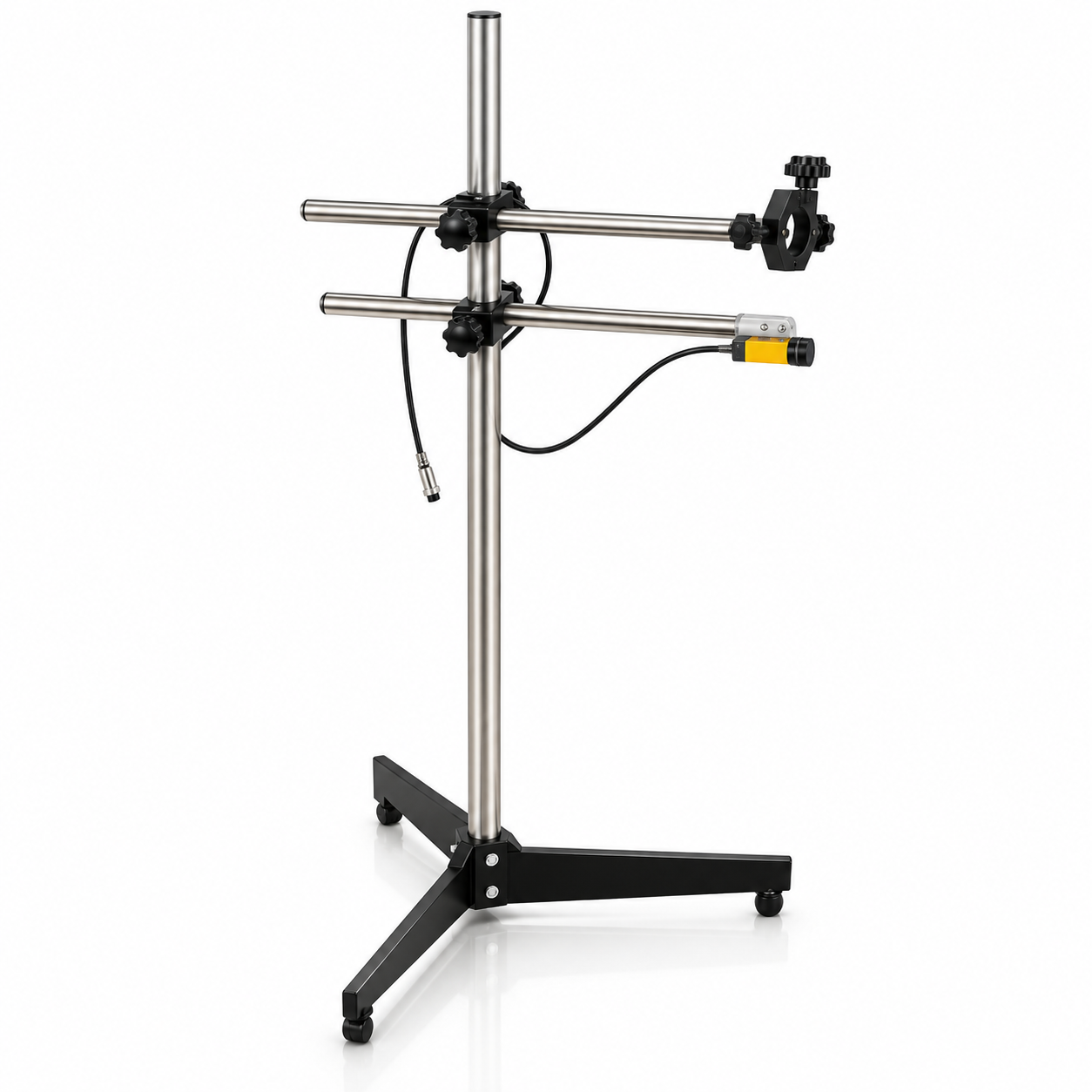 New Vision Machines Stainless Steel Handheld Inkjet Printer Stand — Floor Stand for Online TIJ Batch Coding Lines — supplied to businesses in Pune