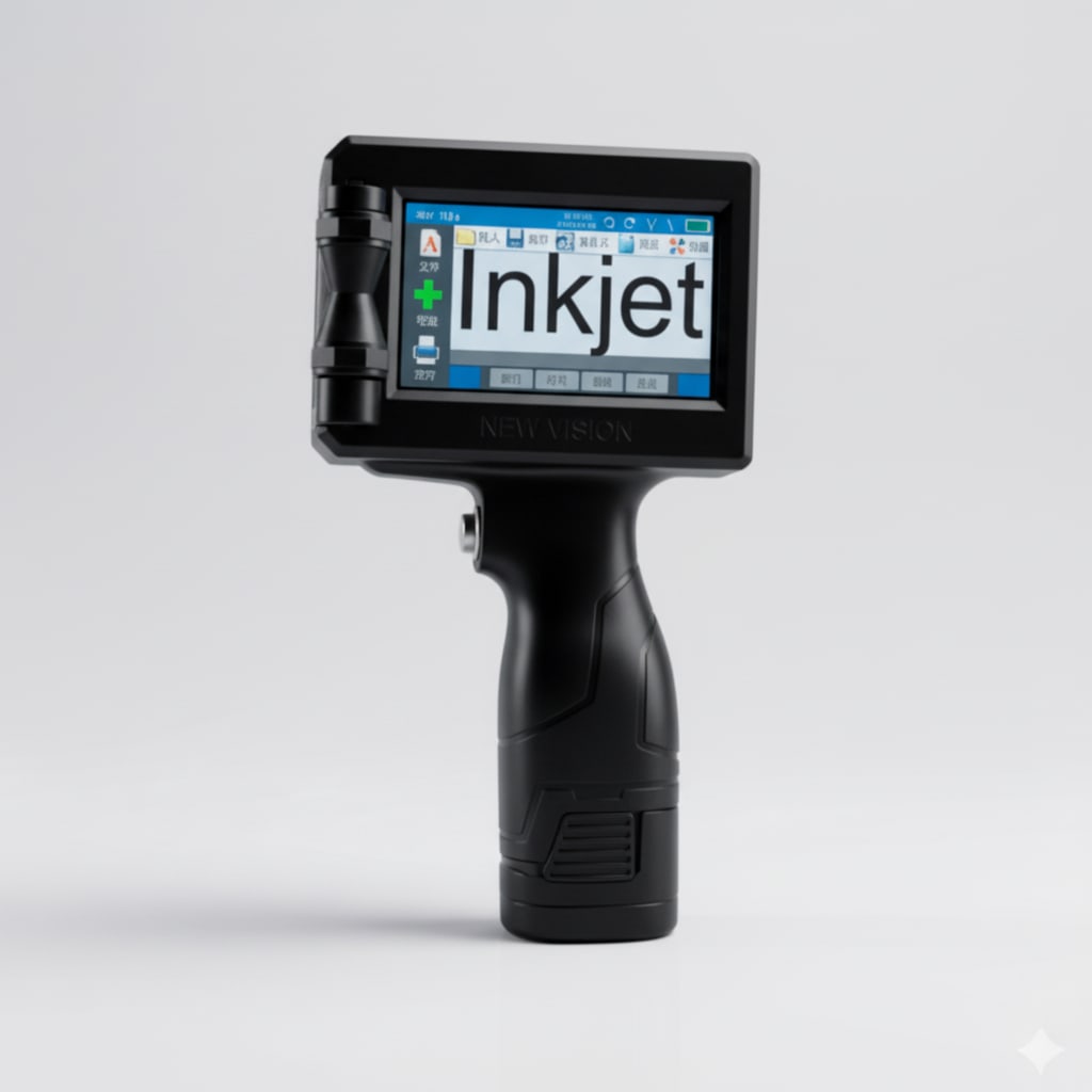 Handheld Thermal Inkjet Printer — 12.7mm Plastic Body — precision nozzles, filling heads & mechanical assembly