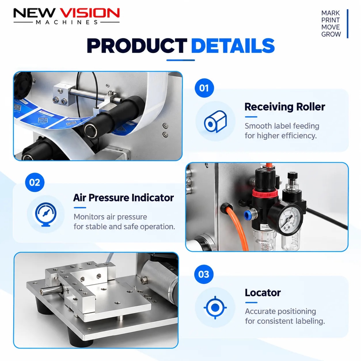 Flat Bottle Labelling Machine — Automatic Label Applicator — heavy-duty SS 304 food-grade construction & conveyor setup