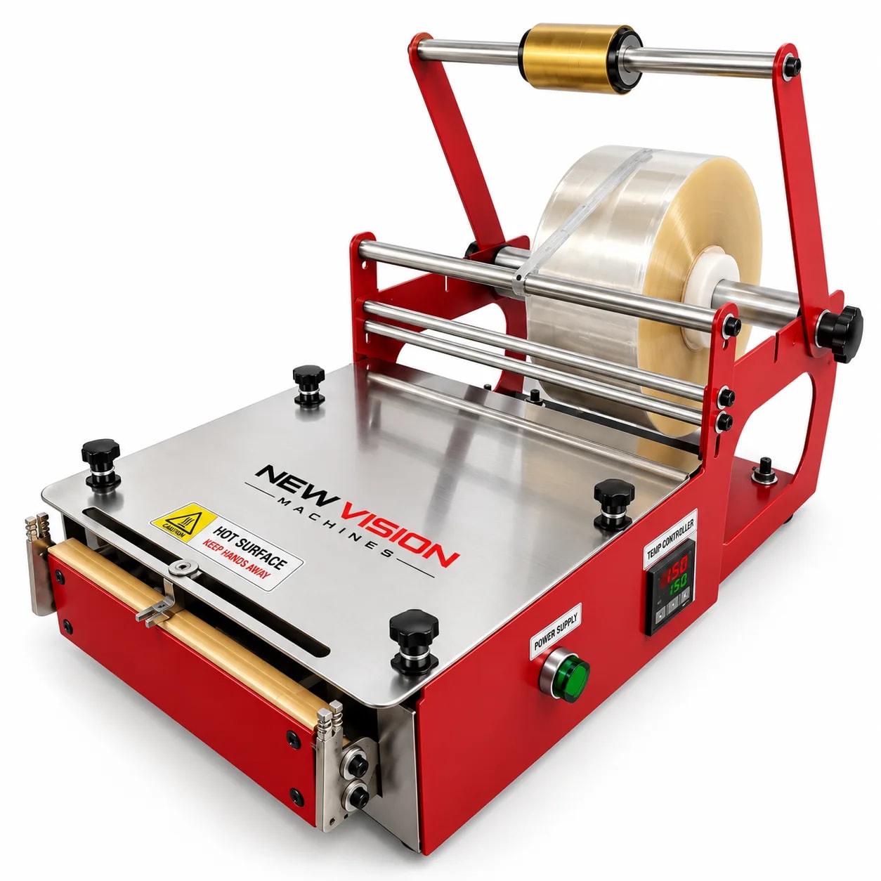Manual Cellophane Overwrapping Machine with Tear Tape — Wrapping Machine manufactured by New Vision Machines Indore