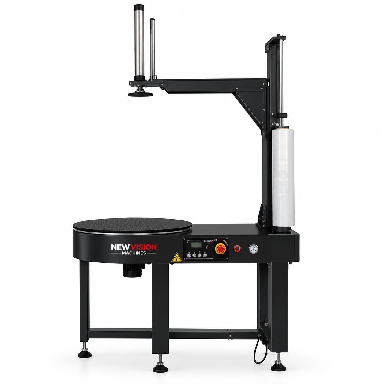 Semi Automatic Pallet Stretch Wrapping Machine — Packaging Machines manufactured by New Vision Machines Indore