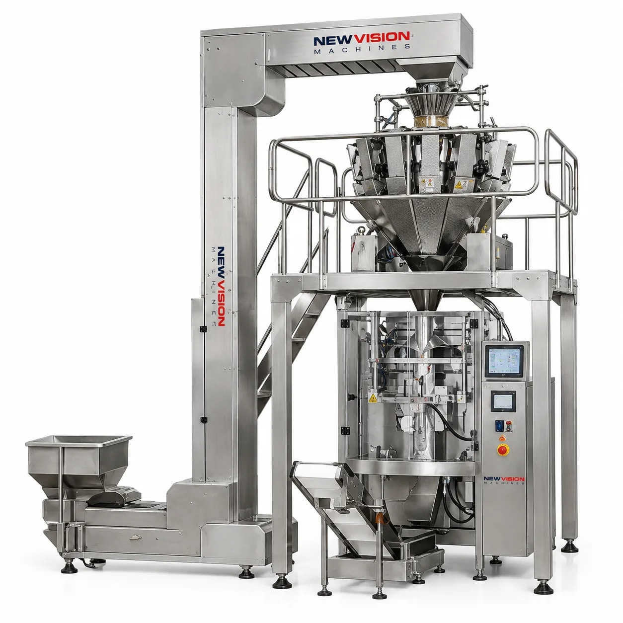 14 Head Multihead Weigher for Snacks & Namkeen — Packaging Machines manufactured by New Vision Machines Indore