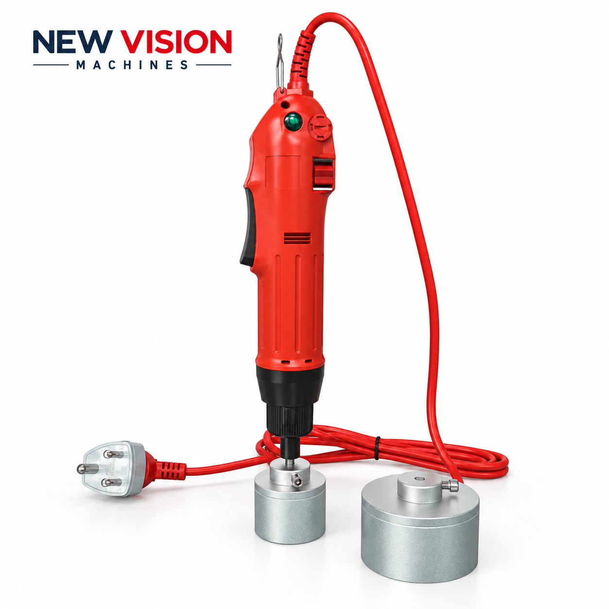 Handheld Bottle Capping Machine — Electric for 10-50mm Caps — Capping Machine manufactured by New Vision Machines Indore