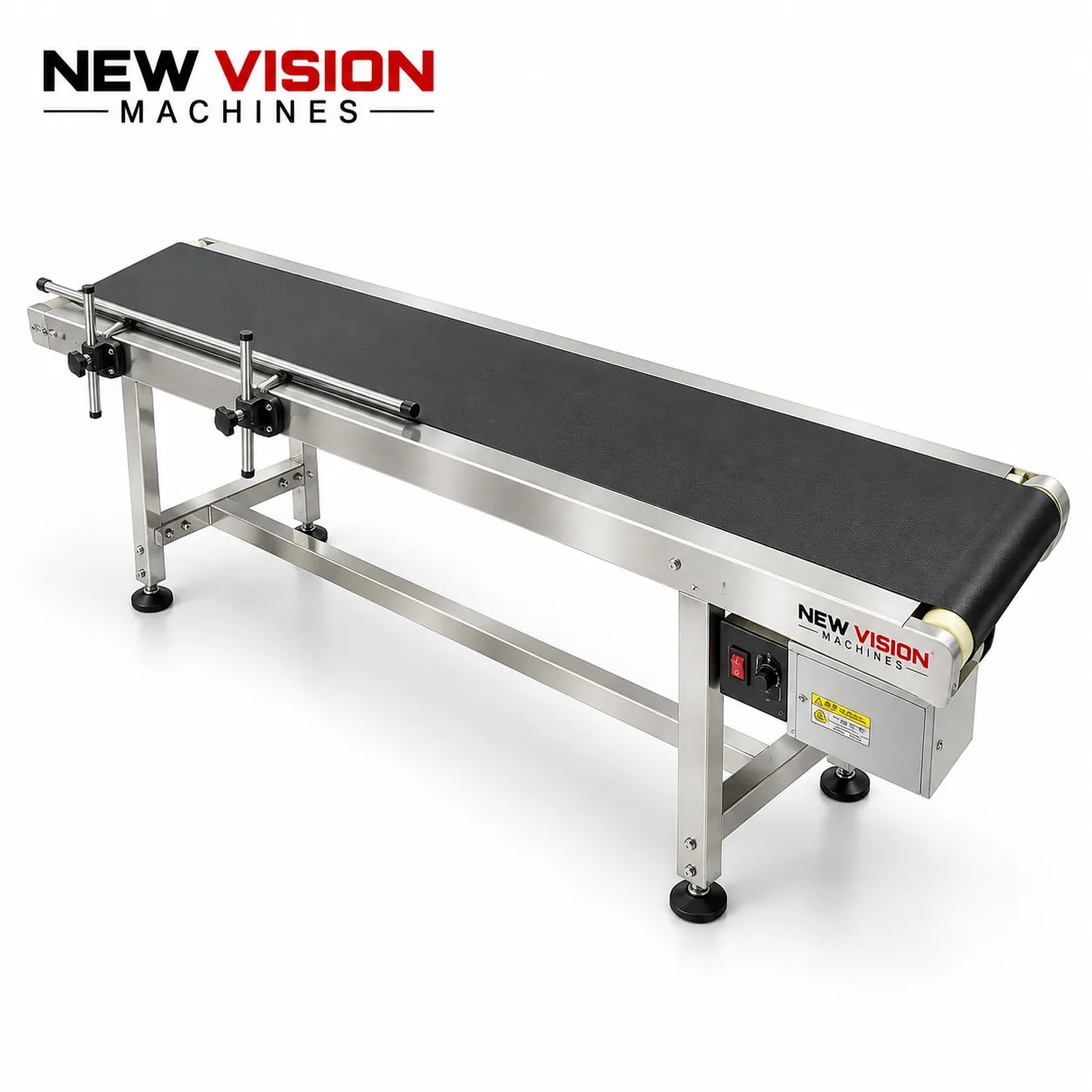 New Vision Machines 8 Inch Belt Conveyor for Thermal Inkjet Printers