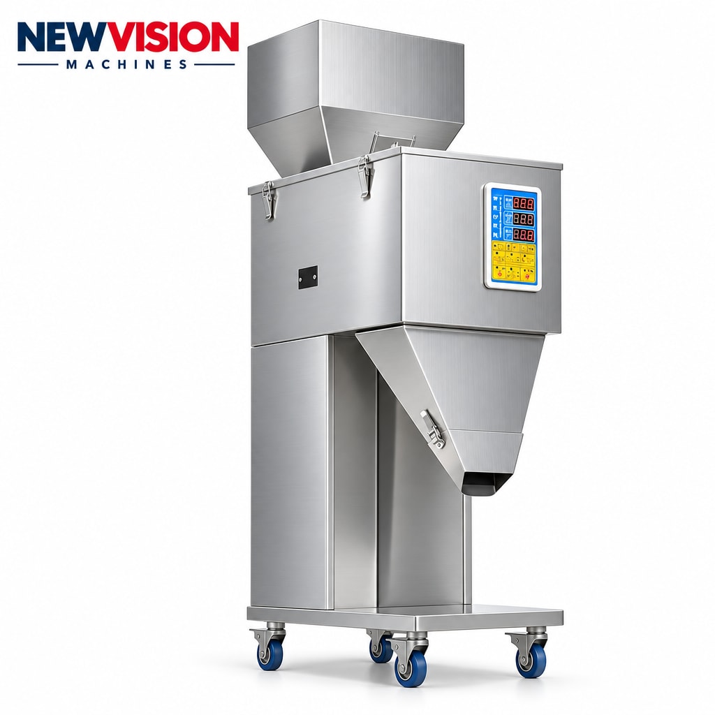 New Vision Machines 3000 Gram Filling Machine for Granule — Filling Machines manufactured by New Vision Machines Indore