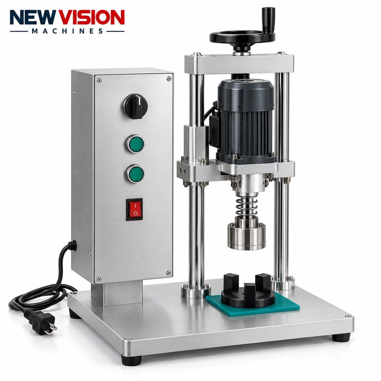 New Vision Machines Automatic Bottle Capping Machine — Capping Machine manufactured by New Vision Machines Indore