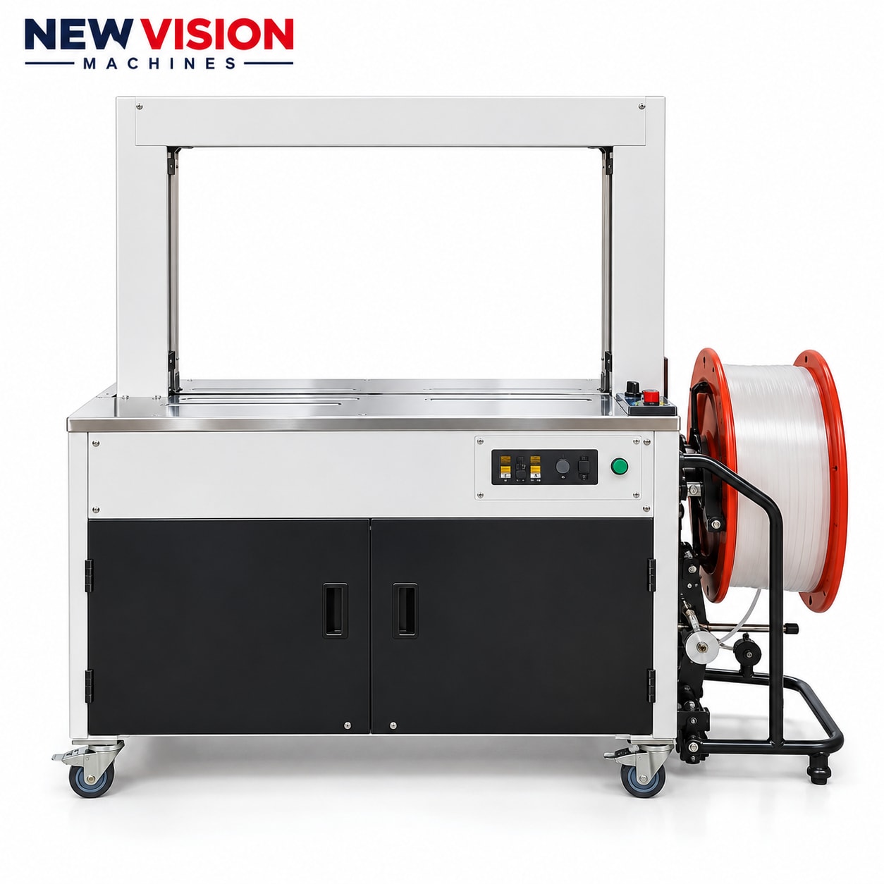 New Vision Machines Fully Automatic Strapping Machine — Packaging Machines manufactured by New Vision Machines Indore
