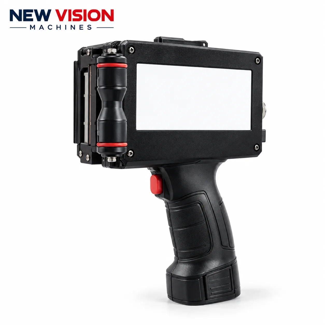New Vision Machines 100mm Handheld TIJ with 4 Premium Cartridges| Labels, Barcodes, Logo — Inkjet Printers manufactured by New Vision Machines Indore