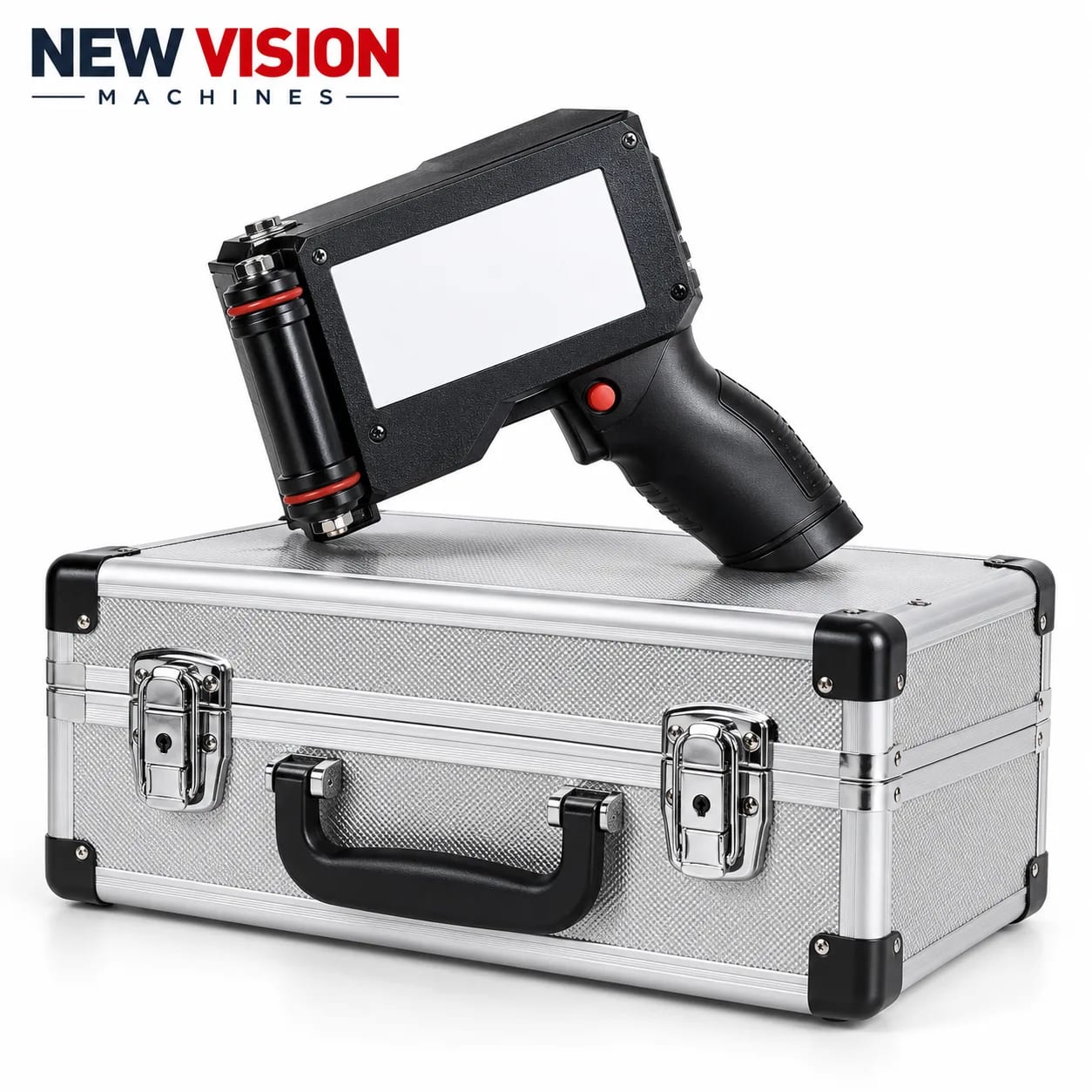 New Vision Machines 12.7mm Handheld TIJ Plastic Body with Ultra Premium Cartridge — Inkjet Printers manufactured by New Vision Machines Indore