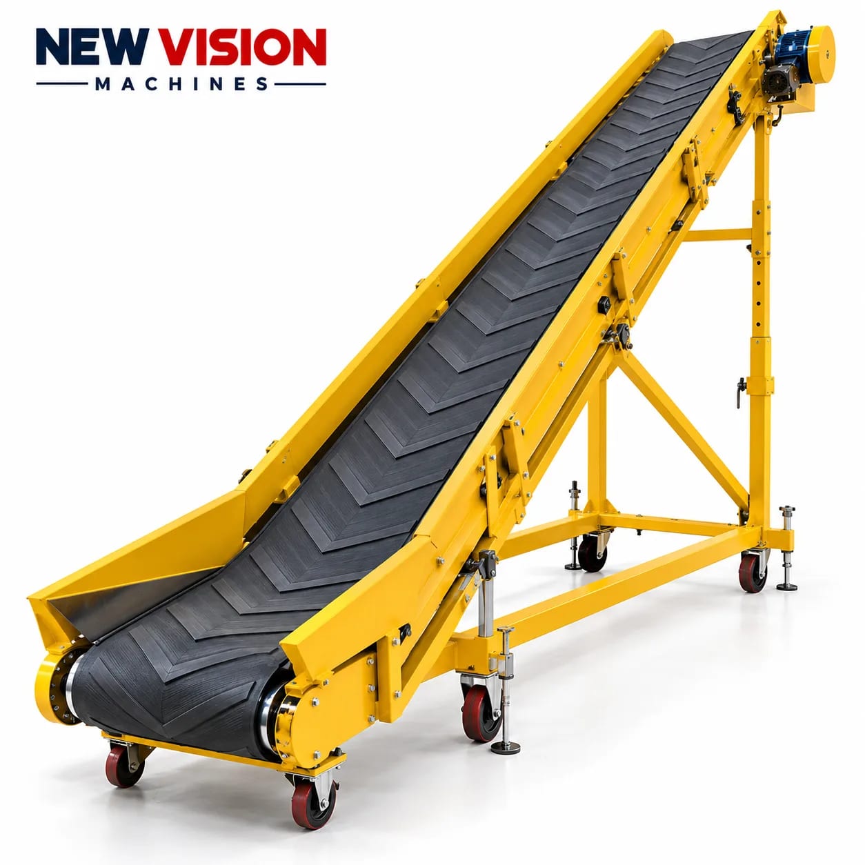 New Vision Machines Bag Loading Conveyor — Conveyors manufactured by New Vision Machines Indore