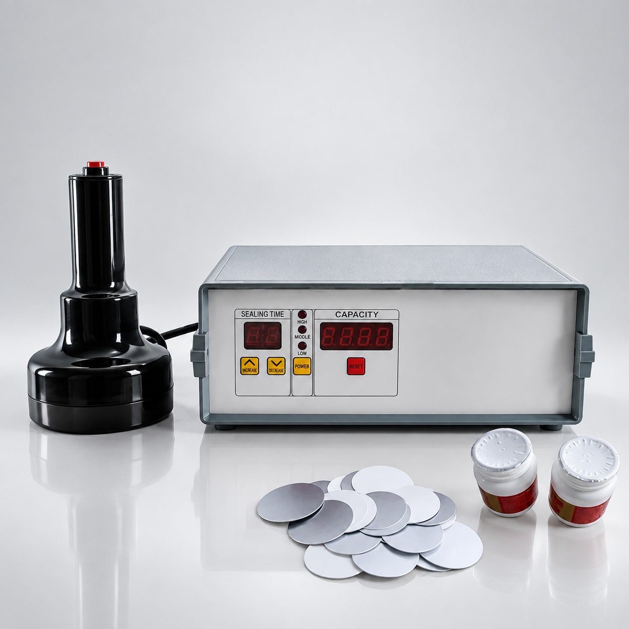 New Vision Machines Induction Cap Sealing Machine 20-90mm