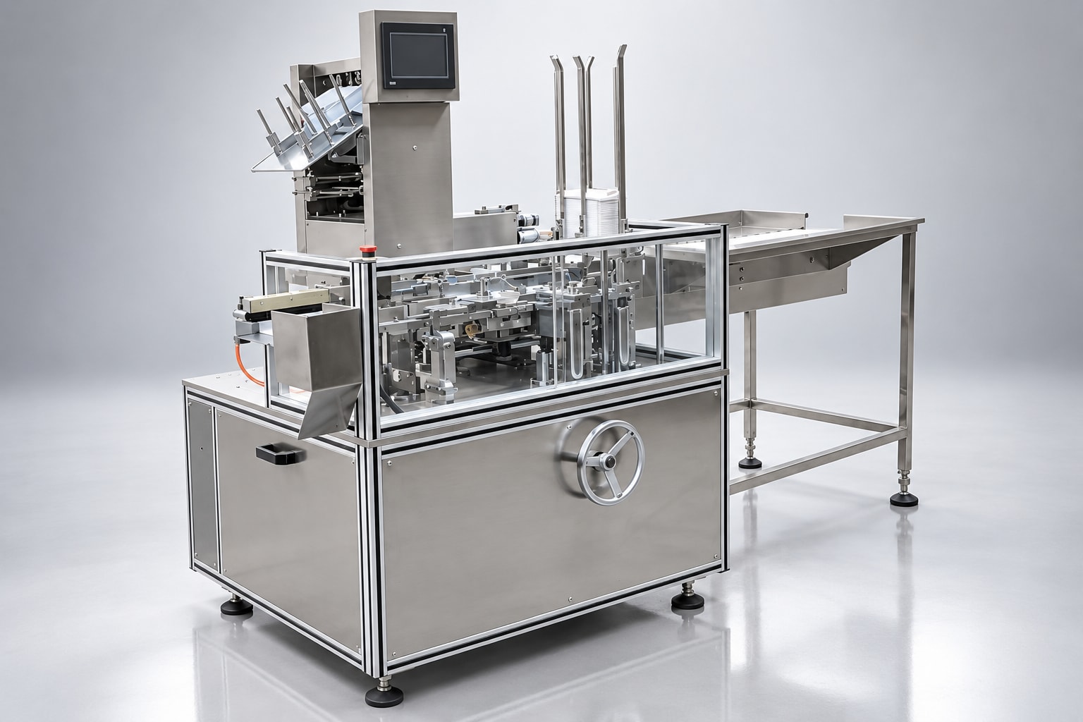 New Vision Machines Automatic Cartoning Machine — Carton Forming, Filling & Closing for Pharma Lines