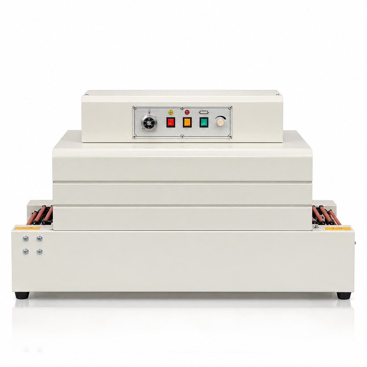 New Vision Machines Shrink Tunnel Machine 12 X 6 — Electric Heat-Shrink Tunnel for Overwrapped Packs