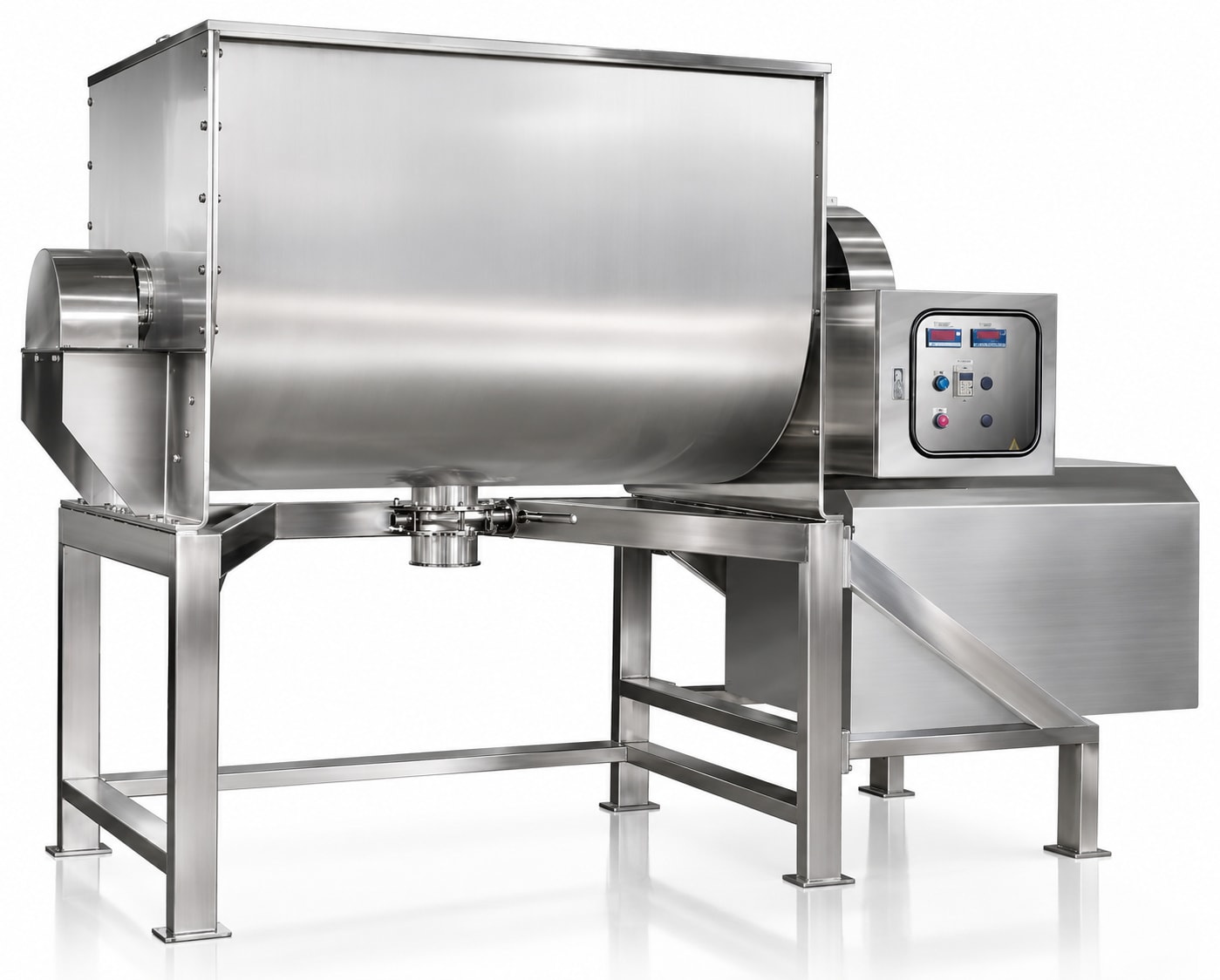 New Vision Machines Ribbon Blender Machine — Industrial Ribbon Mixer for Dry Powder & Spice Blending — Packaging Machines manufactured by New Vision Machines Indore