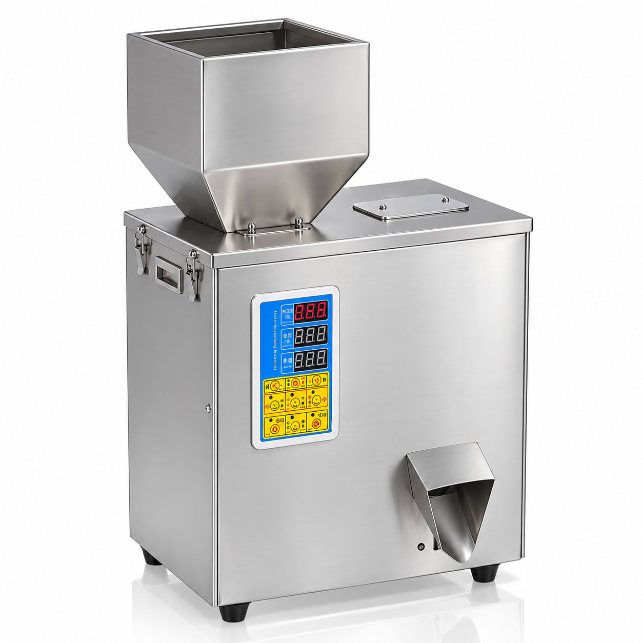 New Vision Machines Semi Automatic 500 Gram Filling Machine for Granule — Oil Filling Machine by New Vision Machines