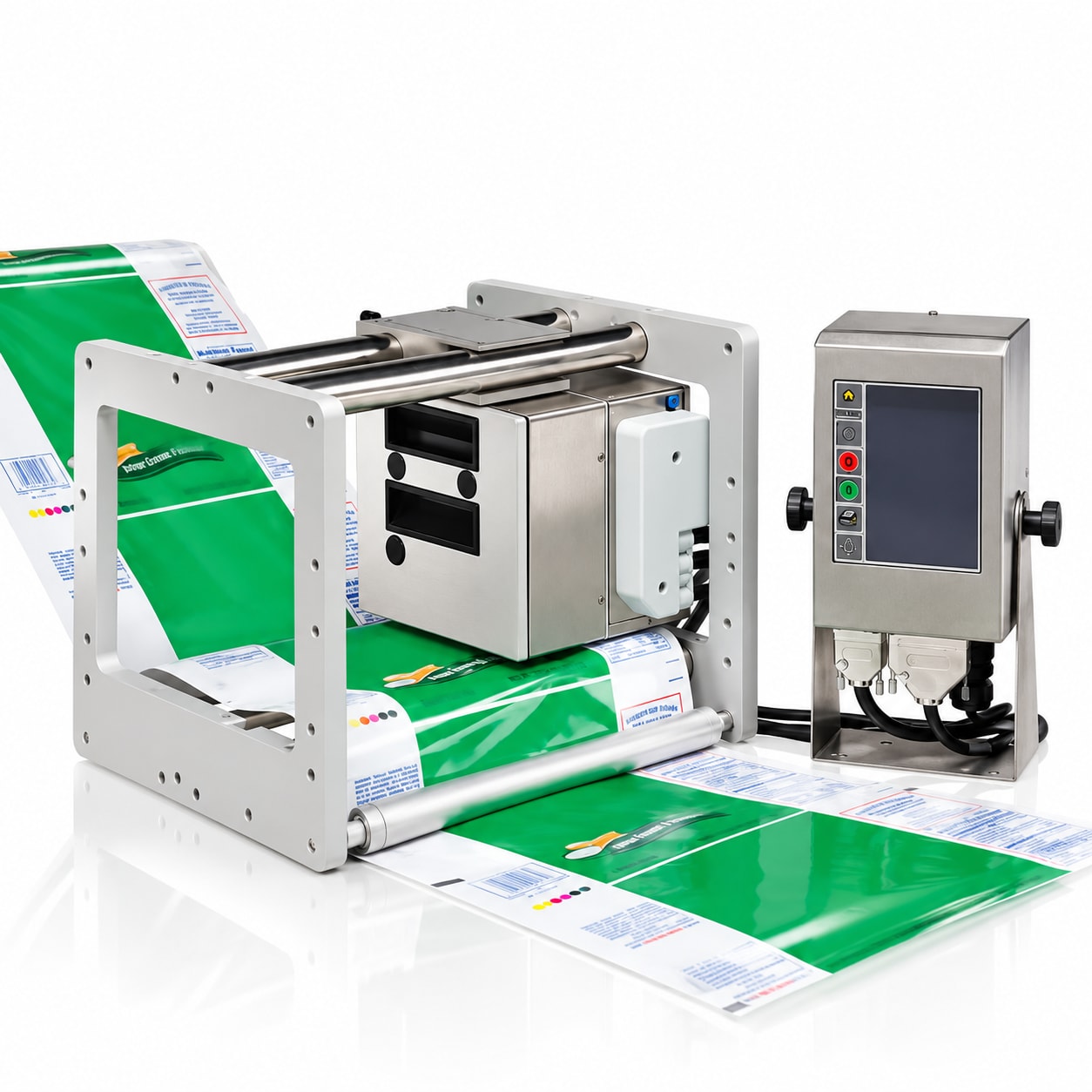 Thermal Transfer Overprinter Price in India | 32mm 300dpi TTO Coder for Flexible Film — ₹1,70,000 — Batch Coding Machine by New Vision Machines