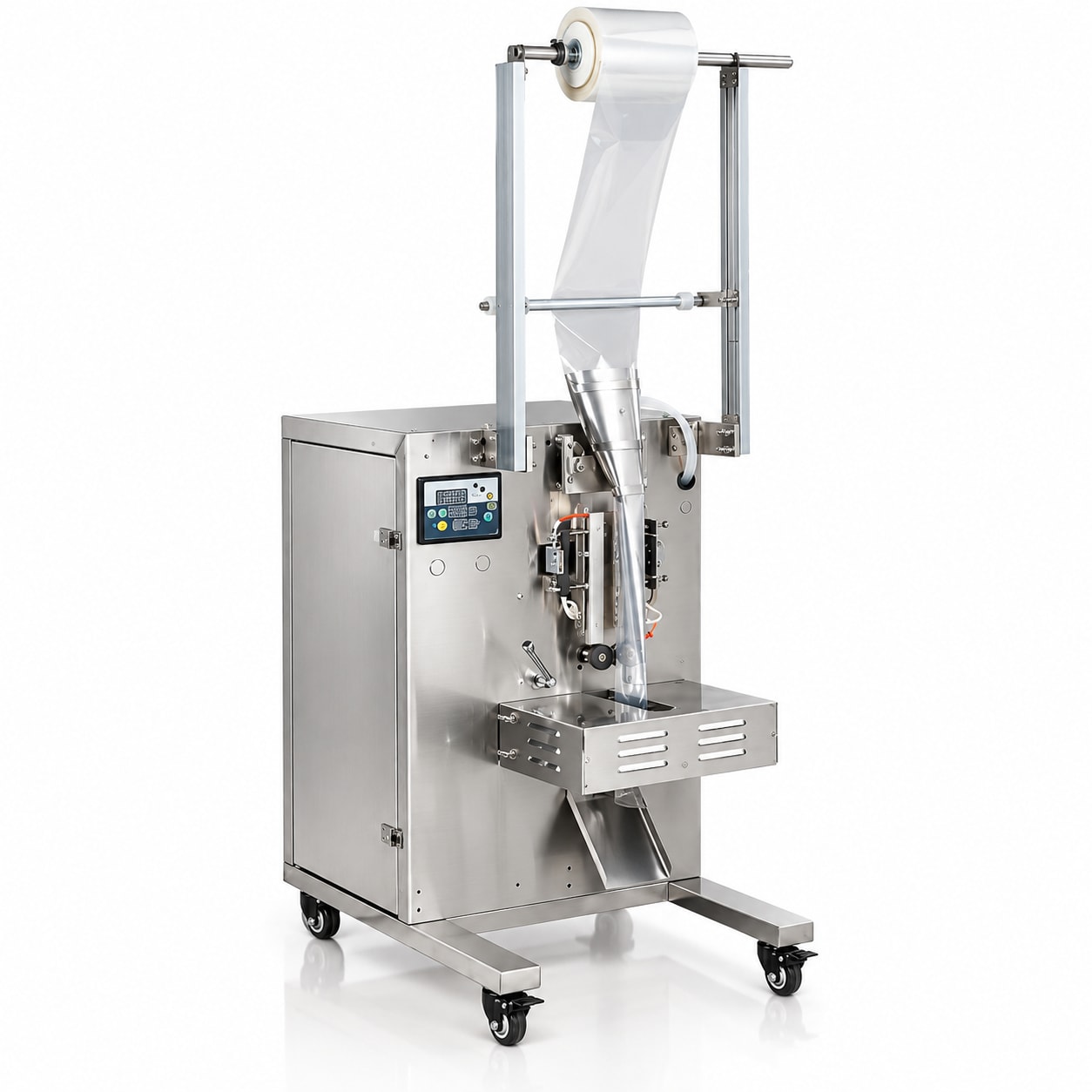 New Vision Machines Pepsi Packing Machine — Single-Lane Automatic Ice Pop & Chuski Pouch Packing Machine