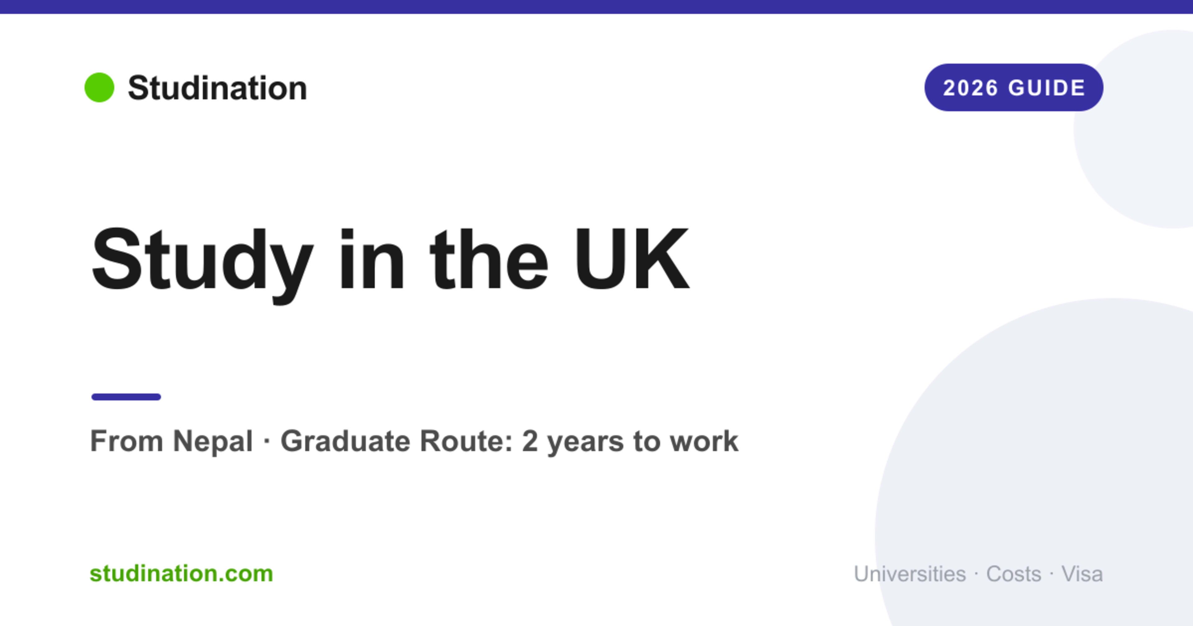 Study in the UK