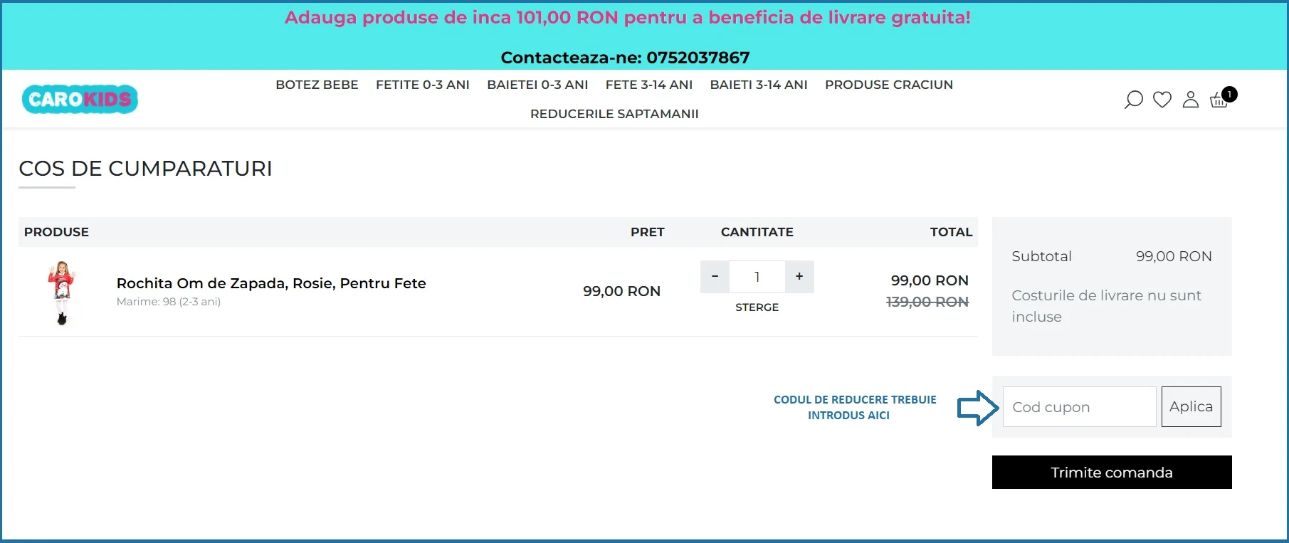 Cod Reducere Carokids