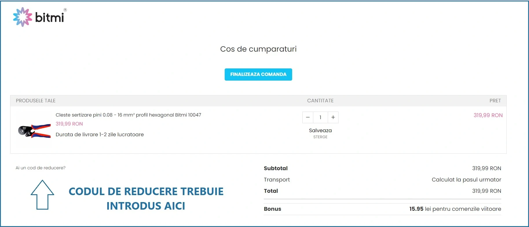 Cod Reducere Bitmi