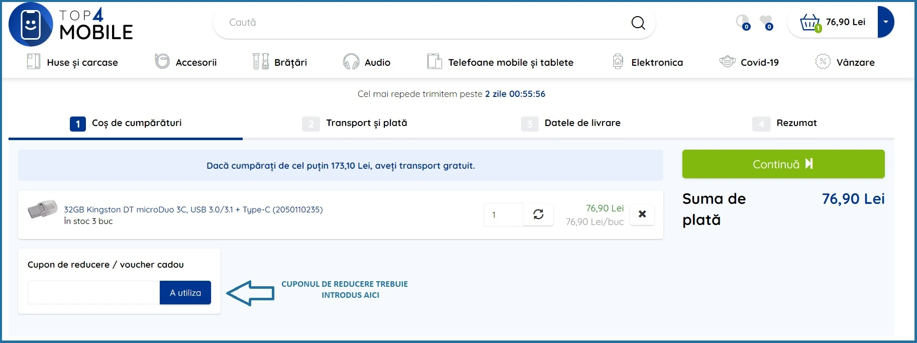 Cupon Reducere Top4mobile