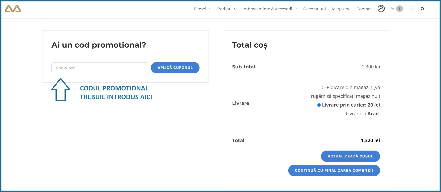 Cod promotional A&A Vesa