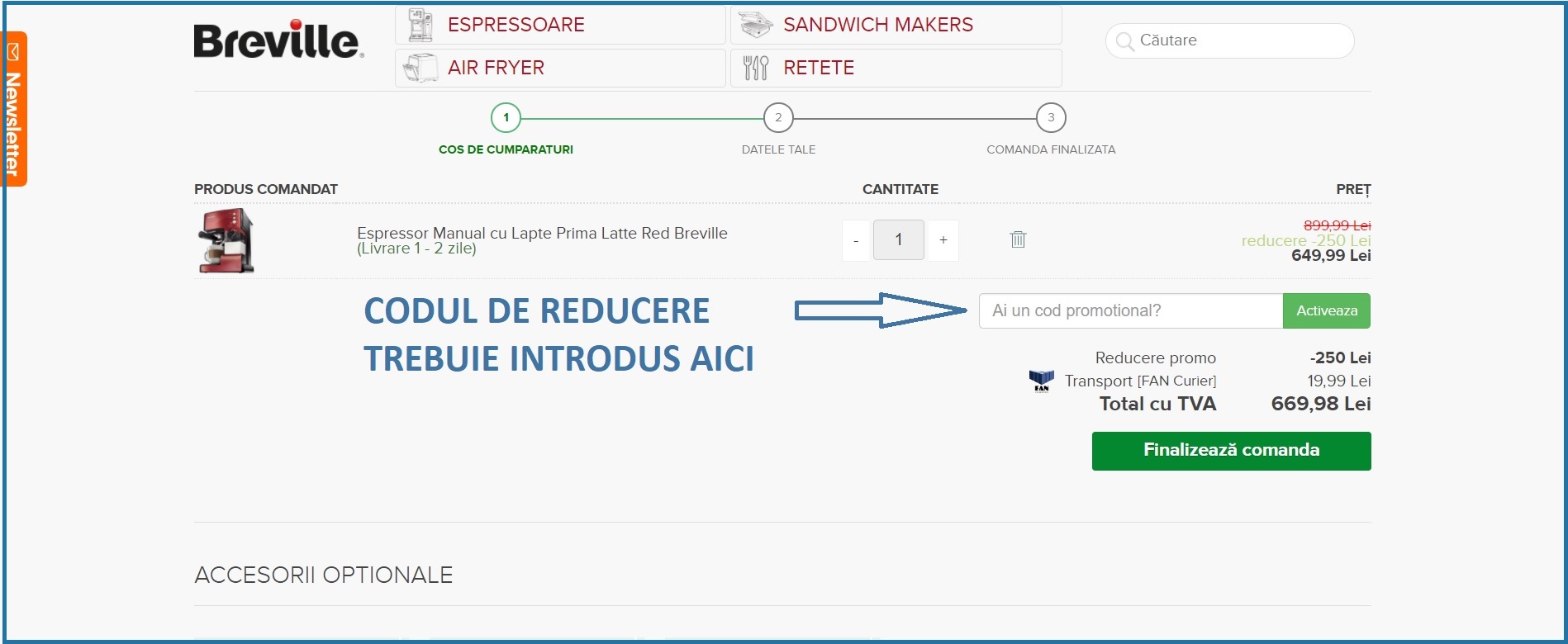 cod reducere Breville