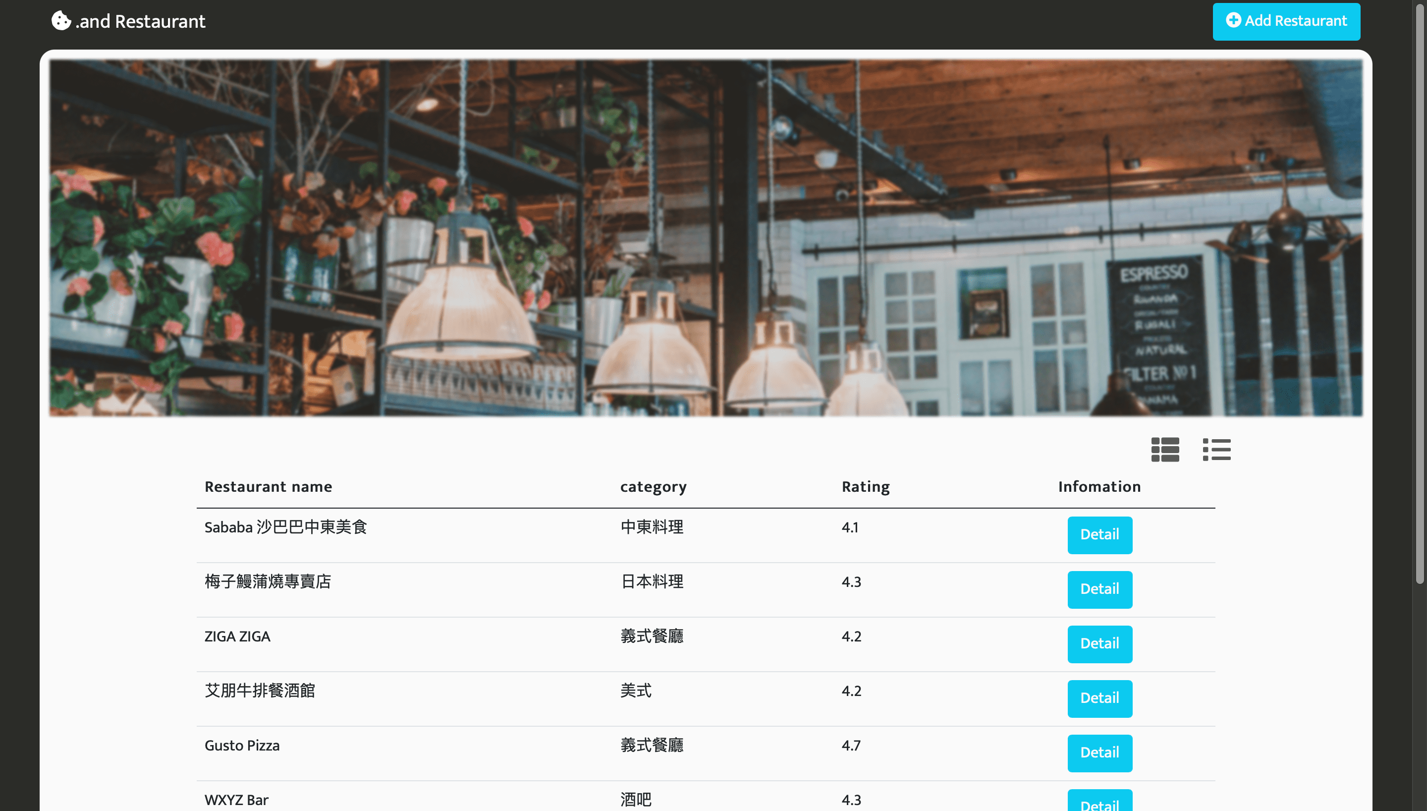 GitHub - ashley5233/restaurant-list-CRUD
