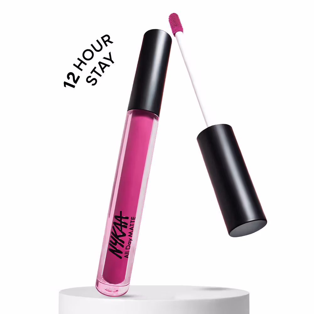 Nykaa All Day Matte Long Lasting Transferproof Liquid Lipstick (2.1ml)