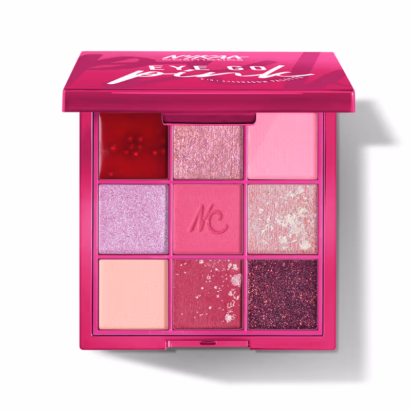 Nykaa Cosmetics Eye Go Pink 9 in 1 Highly Blendable Eyeshadow Palette (9g)