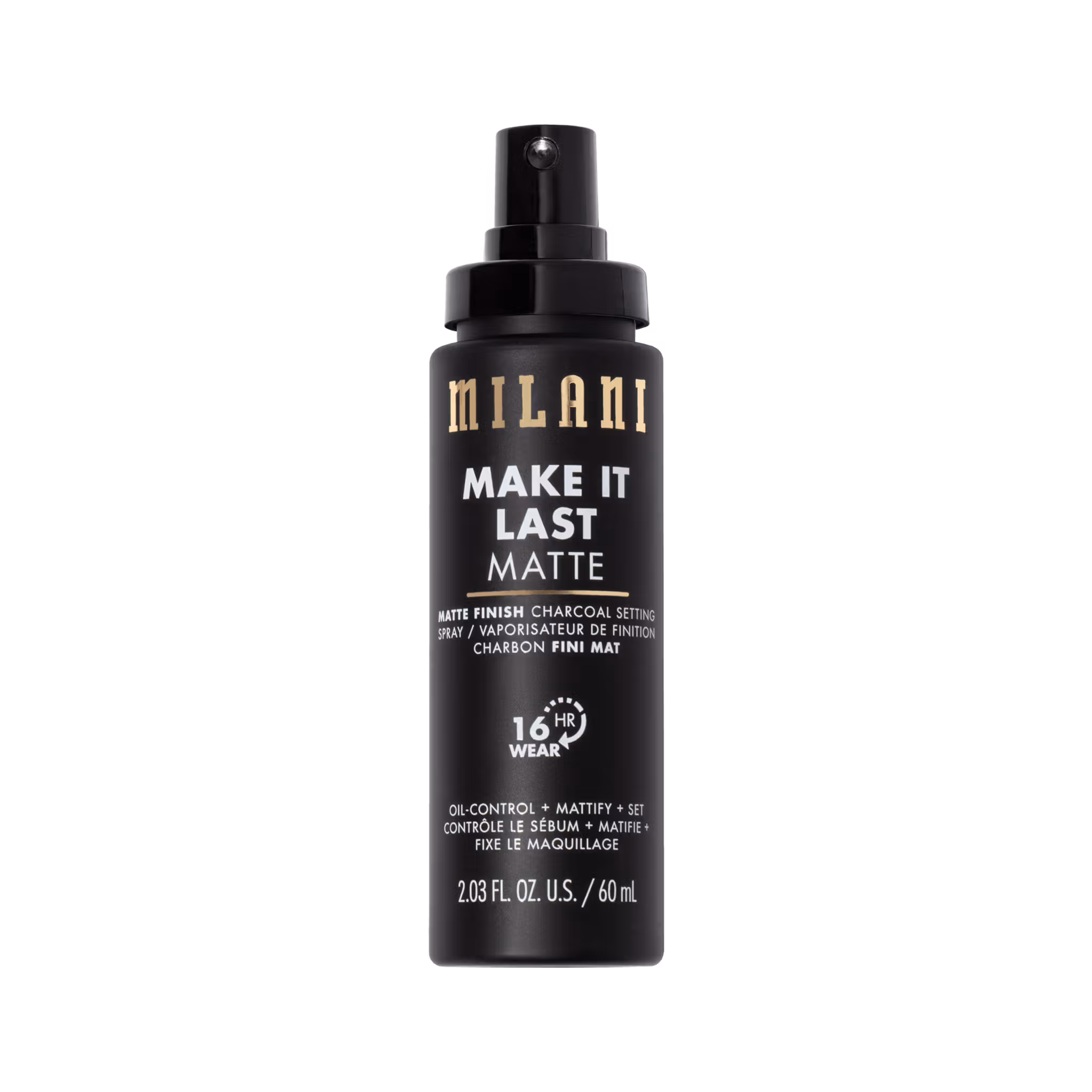 Milani Make It Last Matte Finish Setting Spray - Charcoal (60ml)
