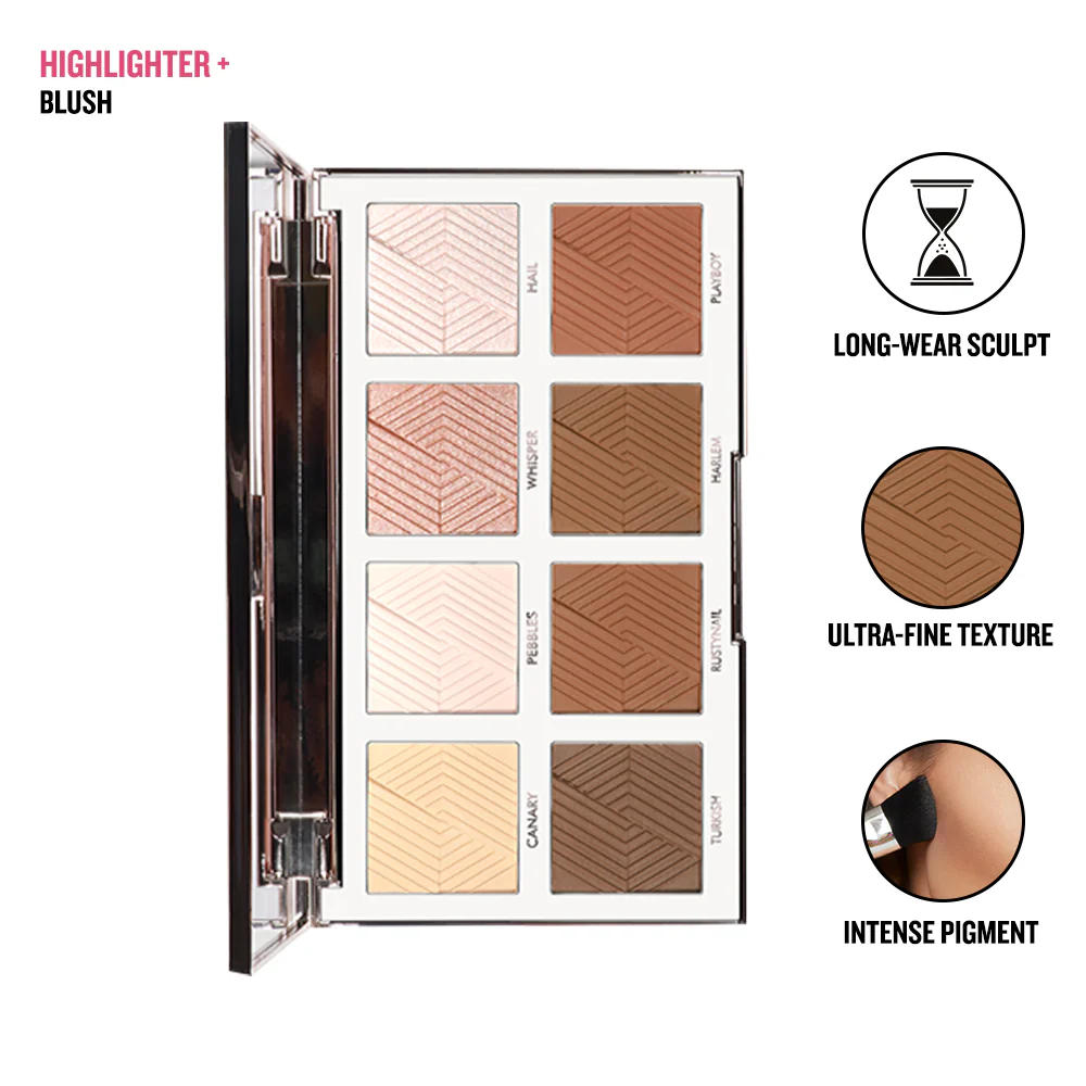 FOREVER52 Essentials: Highlighter & Contour Palette - BKS003