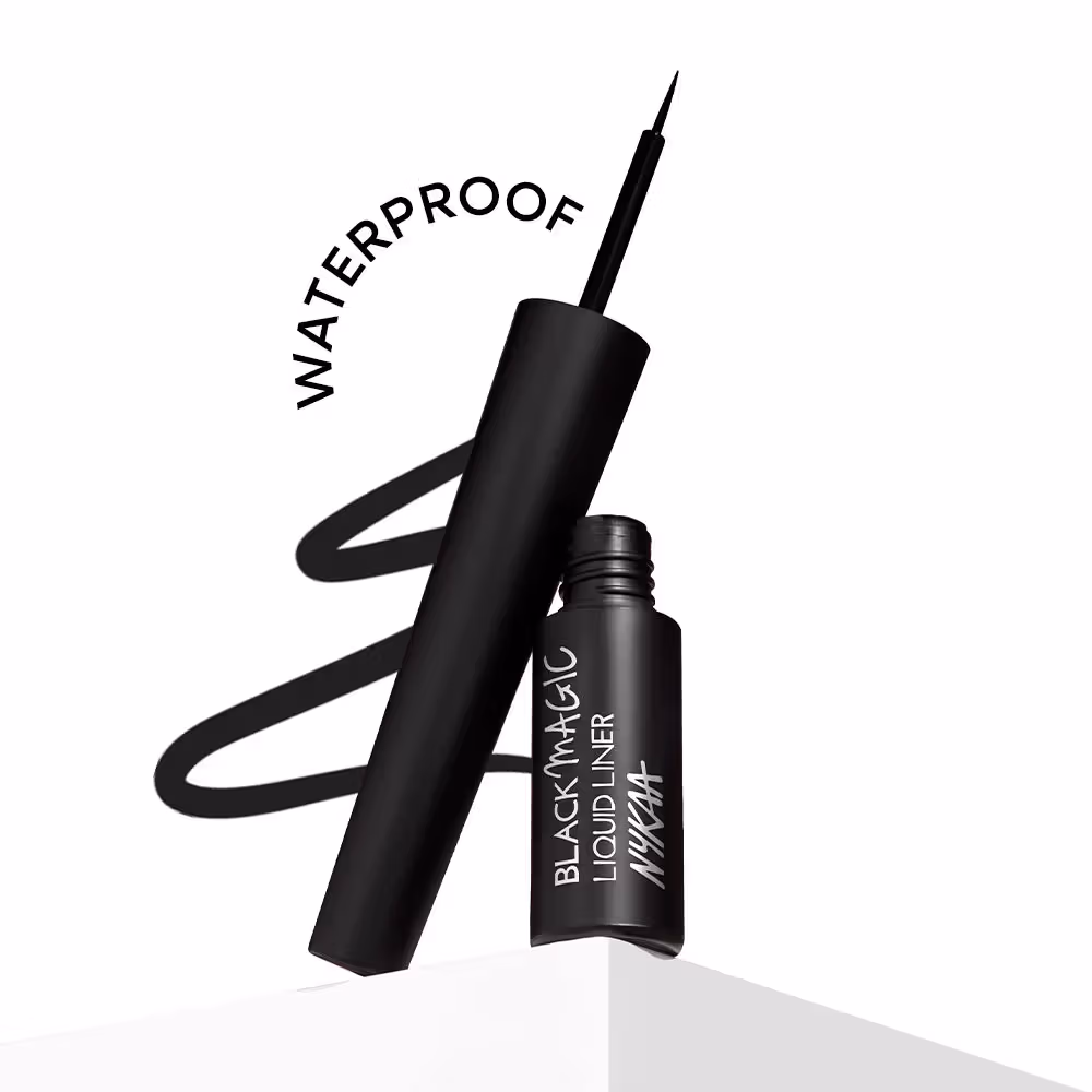 Nykaa Black Magic Liquid Eyeliner - Super Black 01 (5ml)