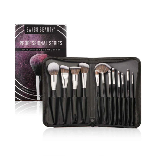 Professional Series Makeup Brush 12 Piece Set