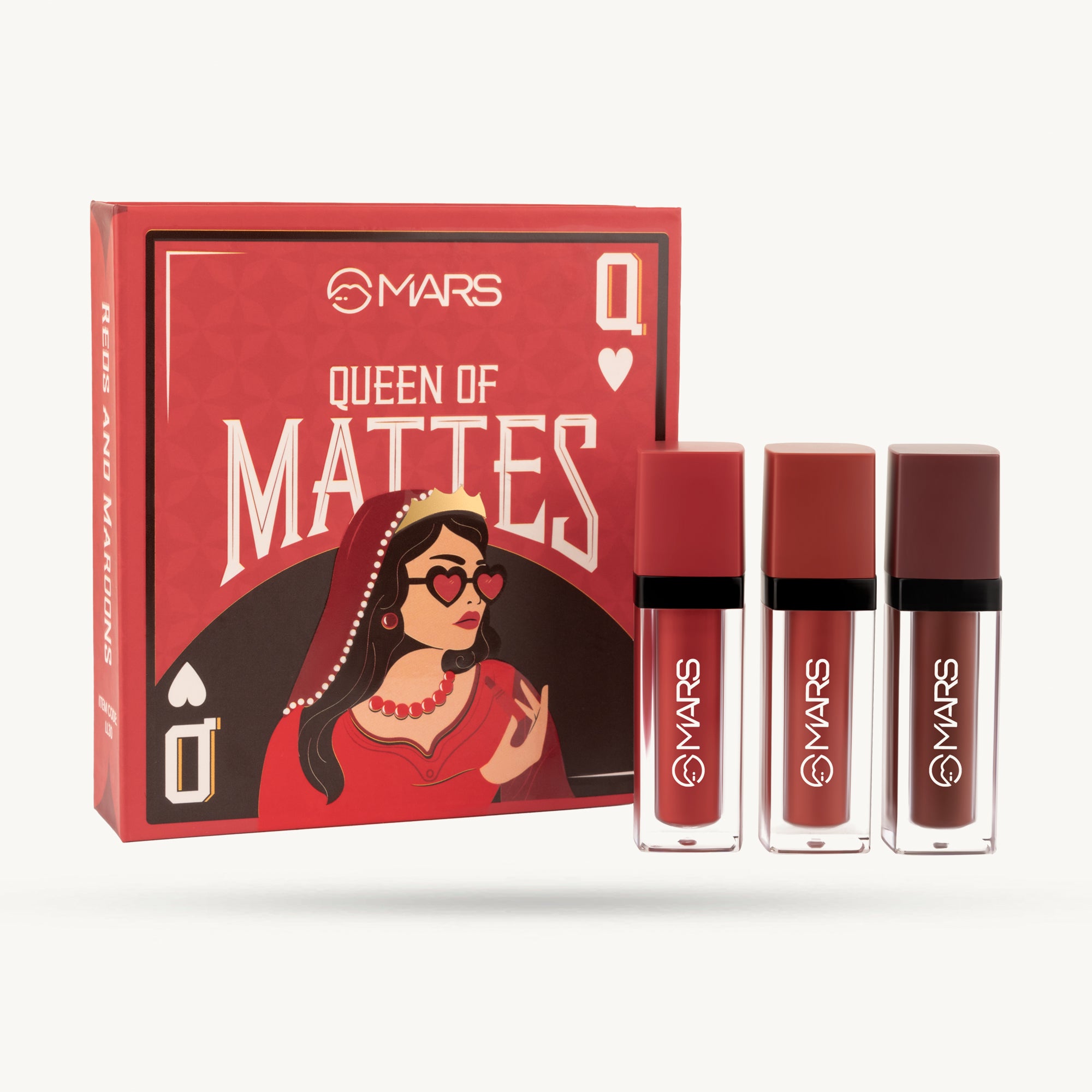 Queen of MATTES (Reds And Maroons)
