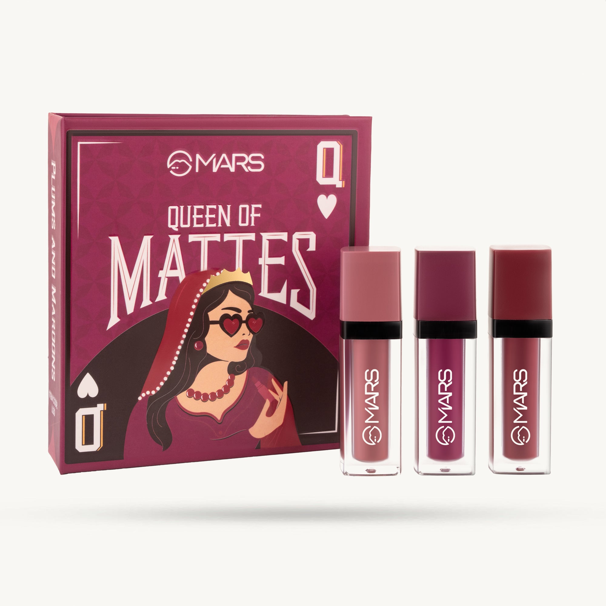 Queen Of MATTES (Plums And Maroons)