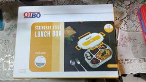 GIBO Stainless Steel Lunch Box - 5 Grid....