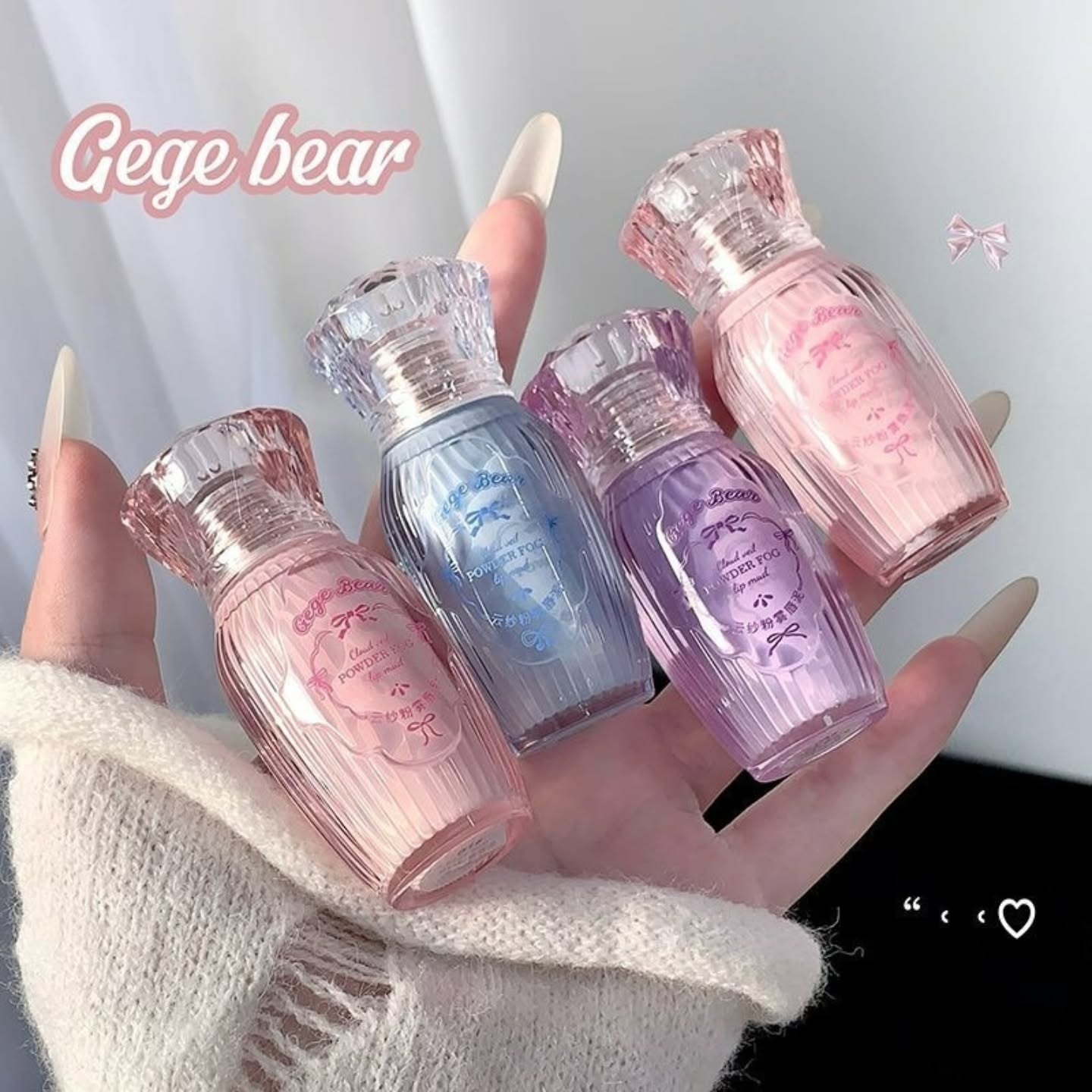 Gege Bear Soft Mist Lipstick | Smooth Finish | Moisturising | Non-Drying Liquid Mousse Lipstick.
