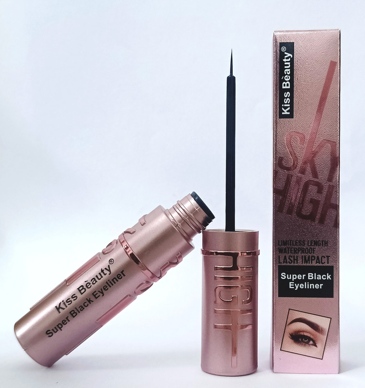 Kiss Beauty Sky High Super Black Waterproof Lash Impact Eyeliner