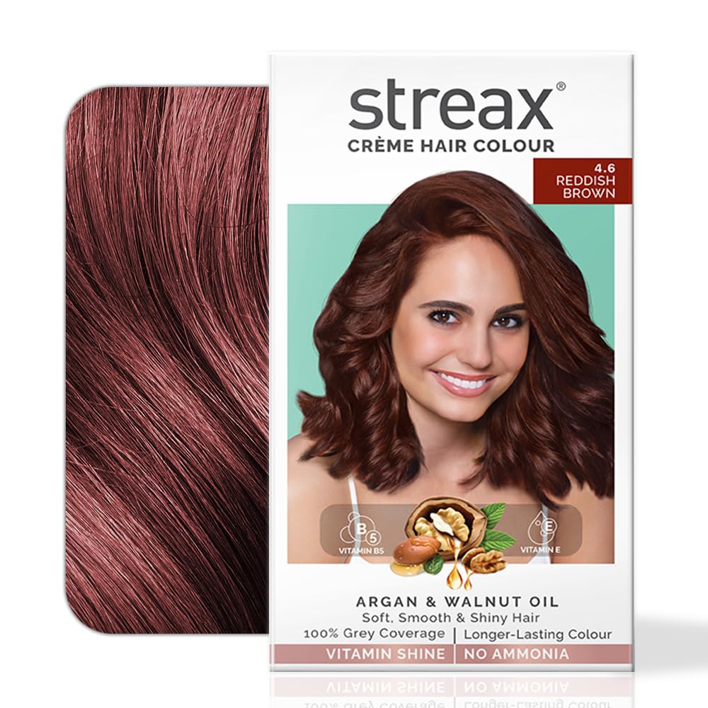 Streax Crème Permanent Hair Colour - 25 ml, 100% Grey coverage, Long Lasting Hair colour for women